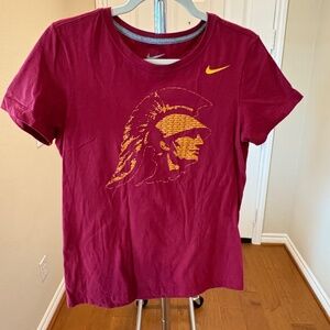 Nike Women's Slim Fit USC Trojan Fight On Top